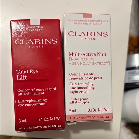 Clarins Other - Clarins Total Eye Lift - Red and Cream